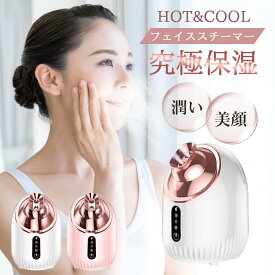 ＼クーポンで4,880円！／フェイススチーマー ミスト ナノミスト スチーマー 美顔器 美顔スチーマー クレンジング スキンケア 保湿 フェイス フェイシャルスチーマー 美容 美容家電 フェイスケア 顔 温冷 乾燥 毛穴 汚れ