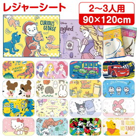【送料無料】 キャラクター レジャーシート 2~3人用 90×120cm コンパクト 2人用 3人用 レジャーマット おおきめ 敷物 行楽 子供 遠足 運動会 ランチ キッズ こども おんなのこ おとこのこ かわいい ディズニー サンリオ ドラえもん ミッフィー トムとジェリー 恐竜