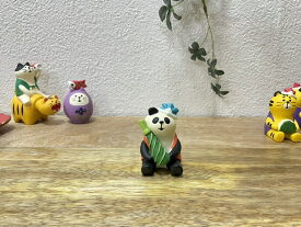 【五月飾り】コンコンブル　ちまきパンダミニチュア　置物　マスコット　ガーデンマスコット　室内用　こいのぼり　子供の日