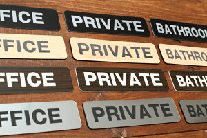 AN@hAv[ge OFICCE PRIVATE BATHROOM ItBX@vCx[g@oX[@ؖڒ@XeX@ubN@wTCv[g@l[v[g@DOOR PLATEO@Og