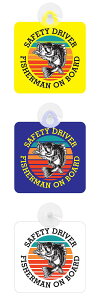 FISHING Z[teB[TC tBbV[}v[g JUMP FISH 3J[ FISHERMAN ON BOARD S^] zՕt ˂鋛 SAFETY DRIVER ԓphCuR[_[ V[ XebJ[ ^] ub