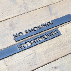 i`G NO SMOKING ؐ [֑Ή\ EbfAt@xbg ؂蕶 Natural CeAG 24mm 4mm  \D
