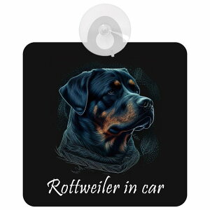 Rottweiler bgC[ B^Cv  KX zՃ^Cv DOG IN CAR