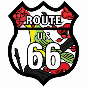 [g66 Route66 ԎD ~ɉ a AJX^C XebJ[ 12x14.2cm JbeBOV[g V[ AG J[XebJ[