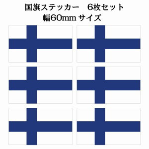 60x34mm 6Zbg tBh Finland  XebJ[ JbeBOV[g V[ National Flag   r