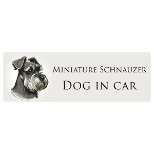 hbO J[XebJ[ CXgt Dog in Car ~j`AViEU[ 2J[ ubN zCg ^Cv Z[teBTC  ` 15x5cm V[ A ^]΍ Dog Sticker O 
