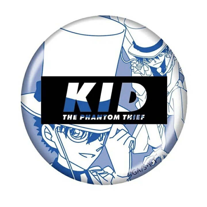 楽天市場 名探偵コナン ロゴシリーズ 缶バッジ 江戸川コナン 怪盗キッド かっこいい ロゴ キャラクターバッジ アニメ Reagan