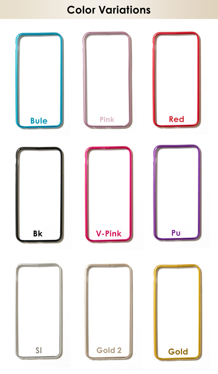 iPhone6 ケース 2個セット 印象のデザイン アルミバンパー スマホケース サイドのみ アルミカバー 10ｇ 軽量 薄型 カラフル 黒 フィルム2個付 青 赤 ピンク 選べる２個セット シルバー ゴールド 耐衝撃アルミバンパー 期間限定 iPhone6専用ケース 新作揃え 約10ｇと超軽量 紫