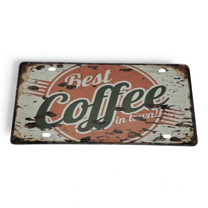 �x�X�g�R�[�q�[ BEST COFFEE �i���o�[�v���[�g �Ŕ� ���^�� �u���L �A���e�B�[�N ���g�� �Ǐ� ������� ����������