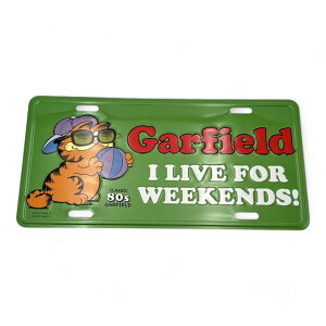 Garfield Weekends �K�[�t�B�[���h �i���o�[�v���[�g �Ŕ� ���^�� �u���L �A���e�B�[�N ���g�� �Ǐ� ������� ����������