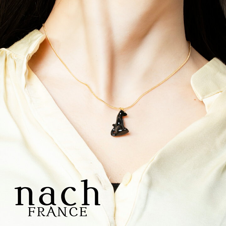 楽天市場】nach チーター ブラック ネックレス レディース カジュアル  