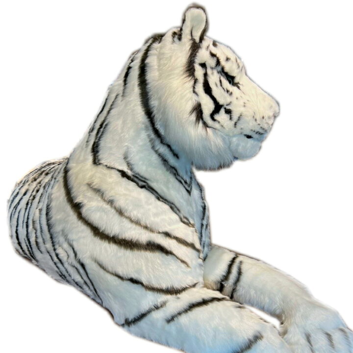 楽天市場】ホワイトタイガー ぬいぐるみ 虎 特大 リアル 高級  