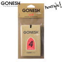 GONESH ガーネッシュ No.4 ハンギングエアフレッシュナー吊り下げ 芳香剤 ペーパー 部屋 トイレ 香り 車 アロマ 押し入れ 【ガーネッシュ GONESH】
