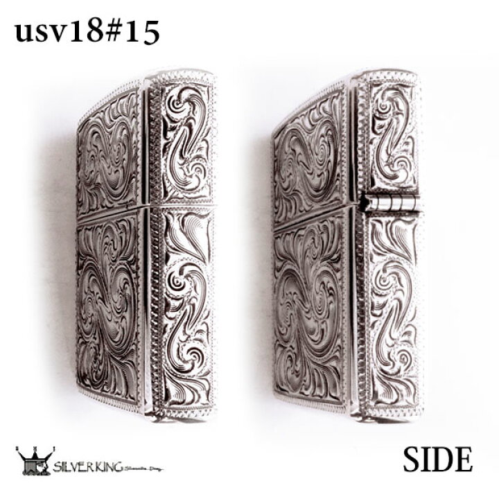 楽天市場】Zippo 純銀ジッポーライター Silver King シルバーキング 