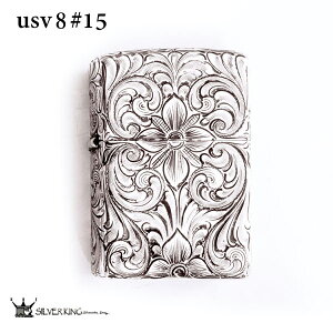 Zippo Wb|[C^[ Silver King Vo[LO USV8(No.15) nC|bVE~[ X^[OVo[ 925 蒤   i Mtg/v[g LOi i Ai 