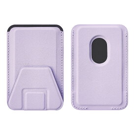 MagSafe対応 マグネット式スタンド iPhone レザーウォレット カードケース iphone16 15 14Plus 15Pro 14Pro Max 13 13Pro max 16pro カード収納 内蔵マグネット 薄型 高級PUレザー 磁気バッグ 12 Mini 15 pro max カードケース スタンド 12 MagSafe マグセーフ カードケース