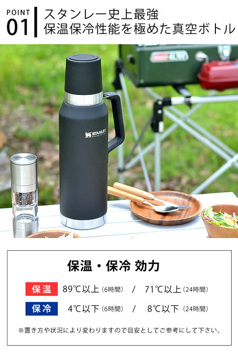 楽天市場 スタンレー 水筒 マスター真空ボトル 1 3l ステンレス 真空断熱 保温 保冷 コップ付き 食洗機対応 魔法瓶 大容量 ボトル アウトドア キャンプ 運動会 洗いやすい 頑丈 かっこいい おしゃれ Stanley 雑貨ショップドットコム