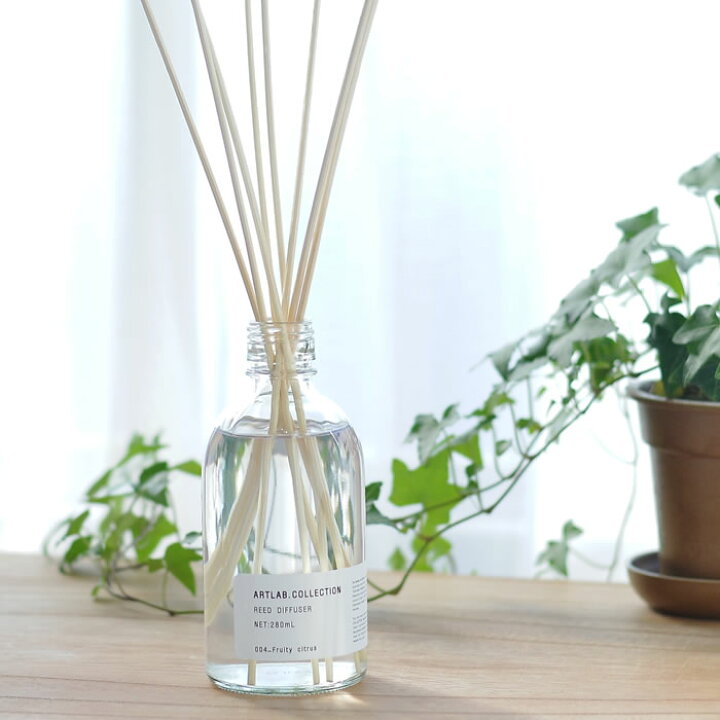 楽天市場 Reed Diffuser リードディフューザー リードディフューザー ルームフレグランス スティック アロマディフューザー 人気 ガラスボトル 香り ボトル ムスクサボン 280ml 長持ち シンプル おしゃれ アートラボ 雑貨ショップドットコム