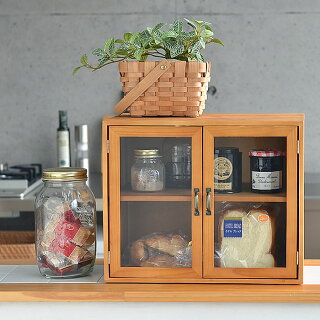 楽天市場 ブレッドケース ウッドキャビネット ガラスケース キッチン 収納 木製 カウンター上収納 ディスプレイケース 飾り棚 カフェ レトロ Diy キッチンカウンター ショーケース 食パン スパイスラック おしゃれ 小家具 北欧 Hugo ヒューゴ 食パン 高級食パン パン