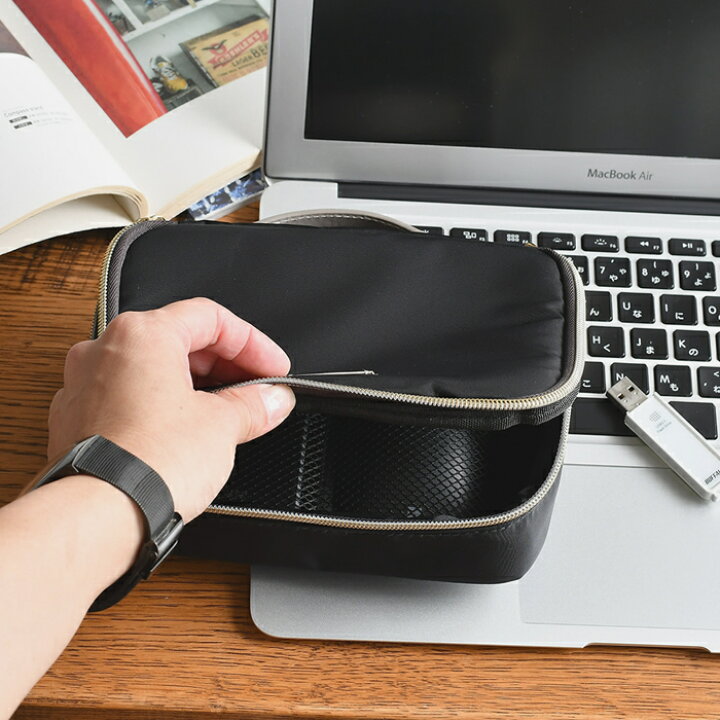 楽天市場 7 1はポイント最大16倍 ヴェレセラ キャリングポーチ ガジェットケース オフィス フリーアドレス テレワーク リモート おしゃれ かわいい デスク 収納 小物入れ 持ち運び お仕事女子 フェミニン マークス 雑貨ショップドットコム