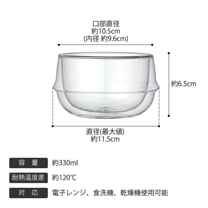 楽天市場 Kinto スープカップ Kronos ダブルウォールスープボウル 330ml 保温 保冷 グラス ダブルウォール 耐熱ガラス 結露防止 スープ デザート 紅茶 ボウル デザートカップ おしゃれ 食洗機可 電子レンジ可 キントー クロノス 雑貨ショップドットコム