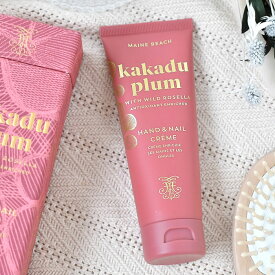 マインビーチ カカドゥプラム ハンド＆ネイルクリーム 100ml ハンドクリーム ネイルクリーム オーガニック ホホバシードオイル 100ml 女性 人気 ギフト 保湿 ネイルケア 天然成分 香り 癒し スーパーフルーツ 潤い おしゃれ