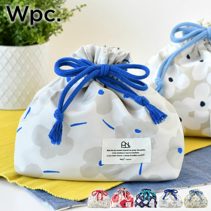 楽天市場 お弁当袋 巾着 Wpc ワールドパーティー ランチ巾着 お弁当袋 おしゃれ 花柄 幼稚園 可愛い 大人 マチ付き Wpc Patterns 北欧 レディース 給食袋 巾着袋 ランチ巾着 女子 女性 かわいい 弁当袋 子供 雑貨ショップドットコム