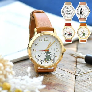 腕時計 レディース かわいい ムーミン 革ベルトウォッチ ムーミン グッズ ミイ 可愛い 20代 30代 プレゼント ビジネス 日本製ムーブ 一年保証 ギフト 母の日 スナフキン おしゃれ クリスマス