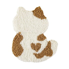 パンチニードル 猫 キット 刺繍セット 簡単 初心者 ニードル キット 材料道具キット 刺繍スターターキット 可愛い 毛糸 糸 アート モコモコ ハンドメイド DIY 刺すだけ ねこ いぬ 3Dアート 立体 クリスマス プレゼント