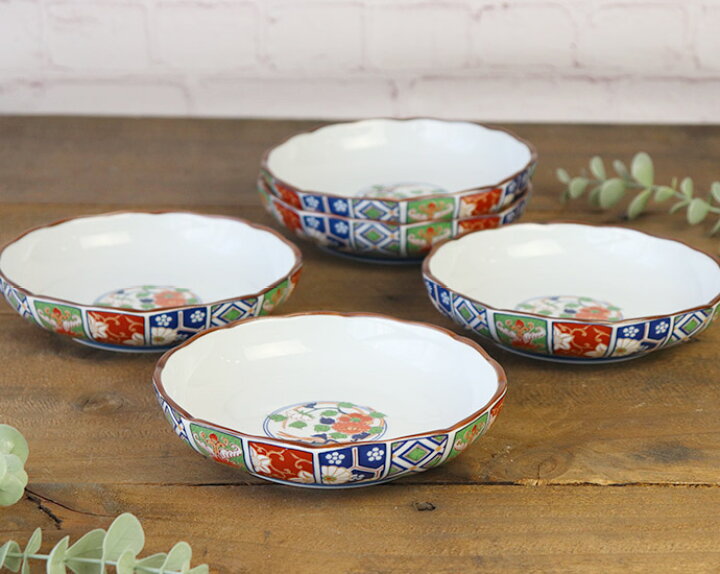 楽天市場】【5枚set】有田 古伊万里調なぶり鉢 径15.5×高3.5cm 370ml 
