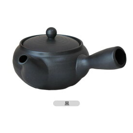 万古焼 オーバル 急須 平丸急須 3色展開 | 日本製 お茶 ティー 新茶 緑茶 煎茶 ほうじ茶 玄米茶 粉茶 370ml 湯呑2〜3杯分 織部 瑠璃 ルリ 黒 ブラック おしゃれ 陶器 磁器