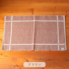 【スーパーセール限定！お得なクーポン配布中】選べる3色 Craft India ランチマット ラチスフレーム ランチョンマット おしゃれ 綿 布製 手作り 天然素材 大判 32×45cm 大きめ コットン テーブルウェア テーブルリネン 布 目隠し 敷き ブラウン グレー ネイビー