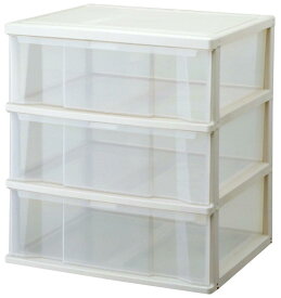 【2/16★超ポイントバック祭】天馬(Tenma) 深い引出しでたっぷり入る収納ケース クローゼット用 日本製 完成品 コスパ 3段 機能面もばっちりな衣装ケース 【完成品】【幅63×奥行53×高さ69cm】