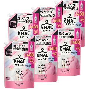 【10/27 9:59迄|お買い物マラソン|当店ポイントアップ】エマール 【ケース販売】 洗濯洗剤 おしゃれ着 ハリ感チャージ成分2倍配合! 洗うたびシワカタチ回復 アロマティックブーケの香り つ