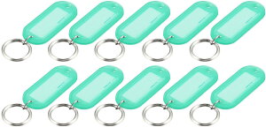 コクヨ キーホルダー型名札 両面表示用 大 10個パック 緑 ナフ-210GX10