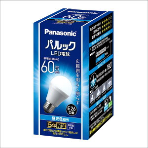 �p�i�\�j�b�N LED�d�� �������a26mm �d��60W�`���� �����F����(7.0W) ��ʓd���E�L�͈͂��Ƃ炷�L�z���^�C�v 1���� ���`���Ή� LDA7DGK6