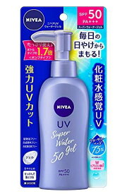 【P最大22倍★超ポイントバック祭】ニベアサン プロテクトウォータージェル SPF50/PA+++ ポンプ 140g