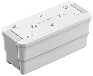 【10/27 9:59迄|お買い物マラソン|当店ポイントアップ】OSK(オーエスケー) 二段弁当箱 ぱんだ ランチボックス二段 仕切付 上340 下310ml 日本製 食洗機 電子レンジ対応 抗菌 ロック付き おしゃ