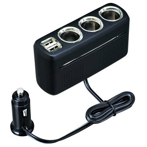 �Z�C��(SEIWA) �ԓ��p�i DC/DC�R���o�[�^�[ 24V�Ԑ�p 12V�o�� USB�|�[�g 2�� 12V�\�P�b�g�� 3�A F298