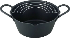 和平フレイズ 天ぷら鍋 22cm 深型 IH対応 ガス 鉄 揚げ鍋 揚げ物 鍋 天麩羅 両手 日本製 揚げづつみ AR-6290