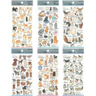 大人の図鑑シール（犬・猫）★