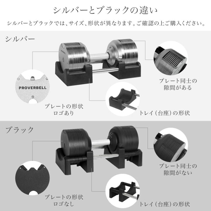 楽天市場】【公式】可変式ダンベル プロバーベル 41.5kg 26段階調節 1 