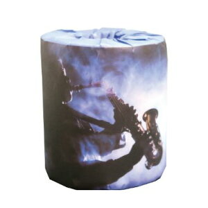 音楽(サックス)100個 トイレットペーパー 100個入 音楽教室 ピアノ教室 ばらまき 販促用 イベント 景品 パーティー 町内会 老人会 子供会 ディスプレイ 【代金引換できま