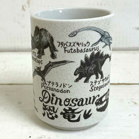 図鑑湯のみ 恐竜 恐竜 グッズ 好き プレゼント イラスト 湯のみ おもしろ ユニーク フリーカップ 茶器