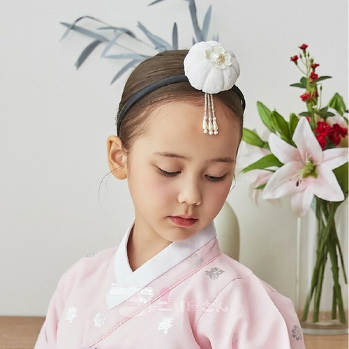 楽天市場】カチューシャ 韓国 ピンク 白 黄色 伝統 チョゴリ 韓服 