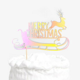ケーキトッパー クリスマス パーティー トナカイ サンタ 飾り付け ツリー ケーキ ピック デコレーション 誕生日 お祝い プレゼント 飾り 韓国 雑貨 インテリア 可愛い おしゃれ ギフト