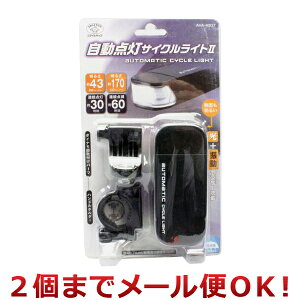 旭電機化成 スマイルキッズ 自動点灯サイクルライトII AHA-4307(2個までメール便対応)