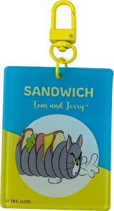 トムとジェリー(EAT,EAT,EAT)/バイカラーキーホルダーA(トム) IKE-428