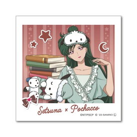 「美少女戦士セーラームーン」シリーズ×サンリオキャラクターズ ダイカットステッカーミニ　冥王せつな×ポチャッコ