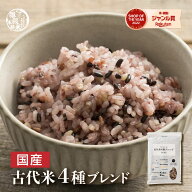 雑穀 雑穀米 国産 古代米4種ブレンド 【内容量が選べる400g~24kg】雑穀米本舗 [約1kg] [黒米/赤米/緑米/…